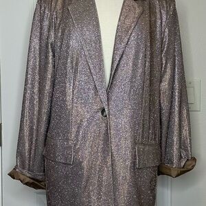 Elegant Shimmering Women's Blazer